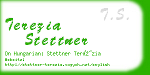 terezia stettner business card